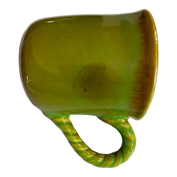 GRYPHONWARE
BRAIN DEAD 5AM- 5PM GREEN GLAZED POTTERY COFFEE MUG - Picture 6 of 13